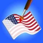 Logo of Draw The Flag Geo Coloring android Application 